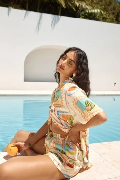 SEVEN WONDERS Agata Shirt Agata Print