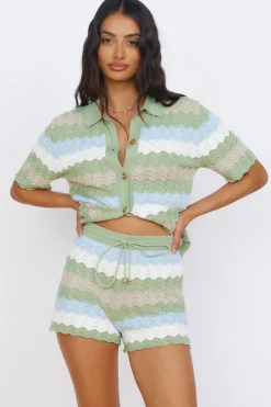 SEVEN WONDERS Cam Shirt Sage