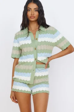 SEVEN WONDERS Cam Shirt Sage