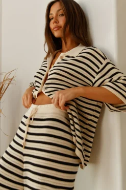 SEVEN WONDERS Cherie Knit Shirt Sand