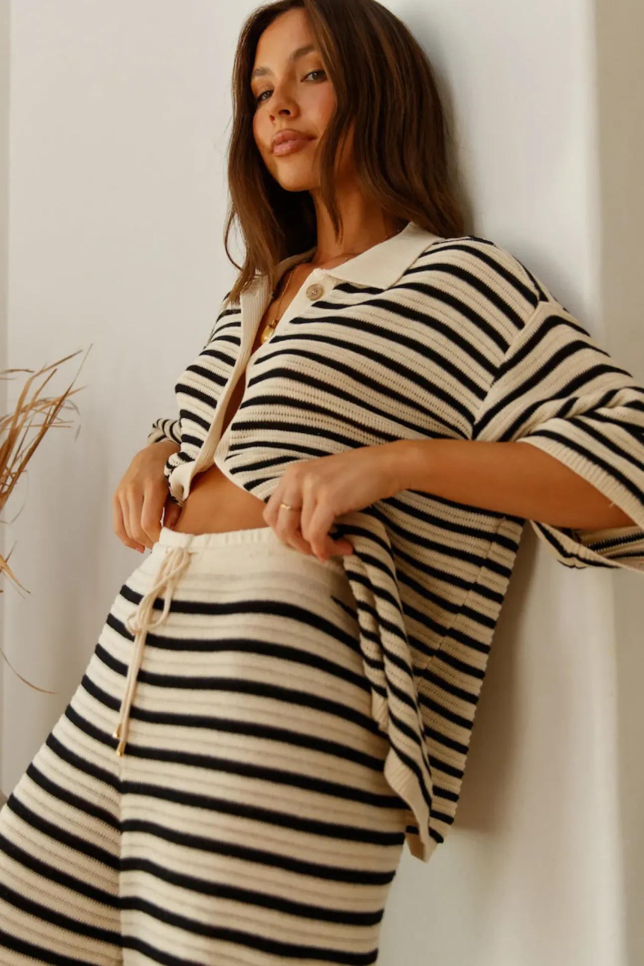 SEVEN WONDERS Cherie Knit Shirt Sand