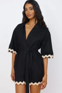 SEVEN WONDERS Harry Mini Dress Black