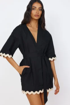SEVEN WONDERS Harry Mini Dress Black