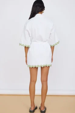 SEVEN WONDERS Harry Mini Dress White