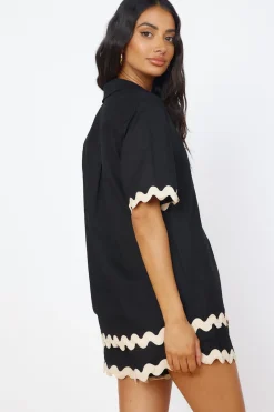 SEVEN WONDERS Harry Shirt Black