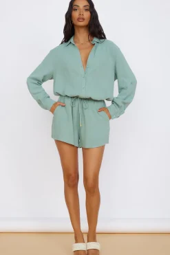 SEVEN WONDERS Kiana Shirt Sage