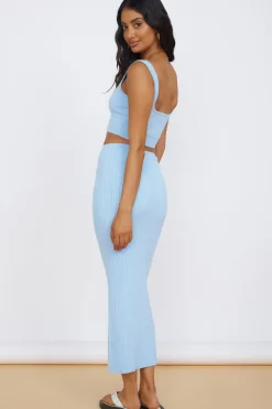 SEVEN WONDERS Kora Maxi Skirt Sky Blue