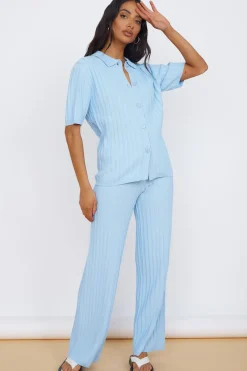SEVEN WONDERS Kora Top Sky Blue