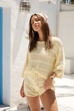 SEVEN WONDERS Samia Top Lemon
