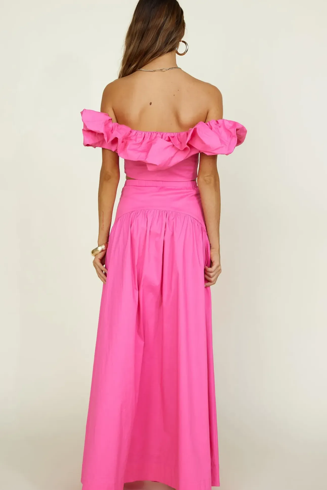 SEVEN WONDERS Savannah Maxi Skirt Fuchsia