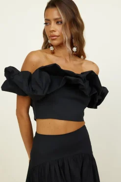 SEVEN WONDERS Savannah Top Black