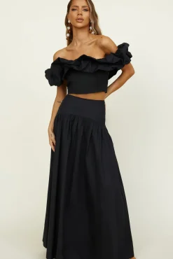SEVEN WONDERS Savannah Top Black