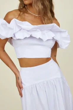 SEVEN WONDERS Savannah Top White