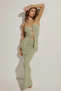SEVEN WONDERS Wataya Maxi Skirt Sage