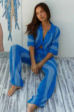 SEVEN WONDERS Zanzibar Pants Blue