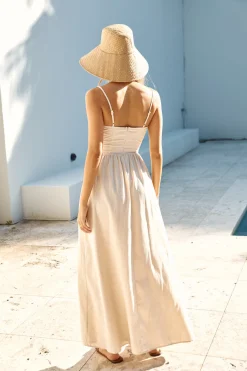SEVEN WONDERS Zephy Maxi Dress Sand