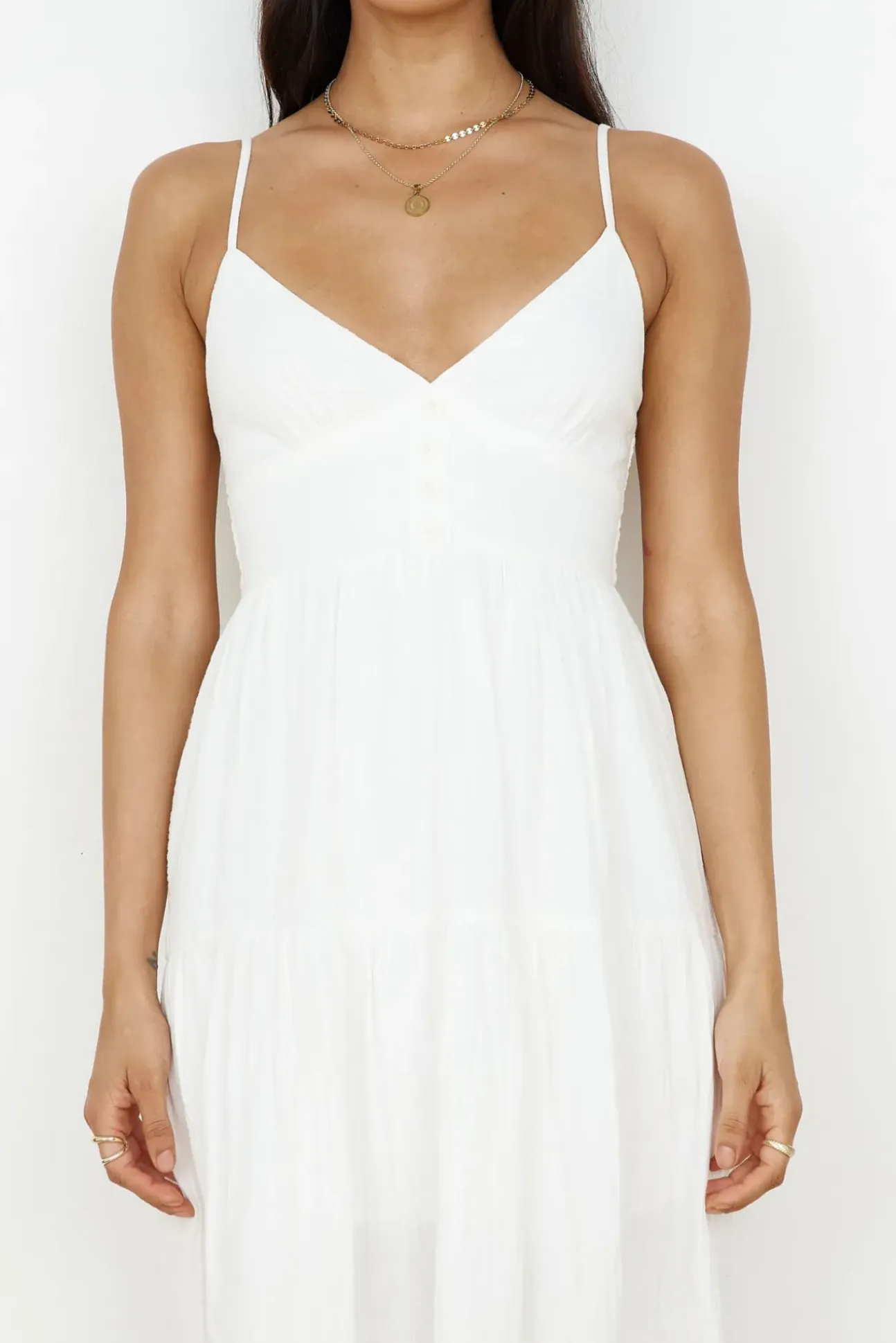 Share The Love Maxi Dress White