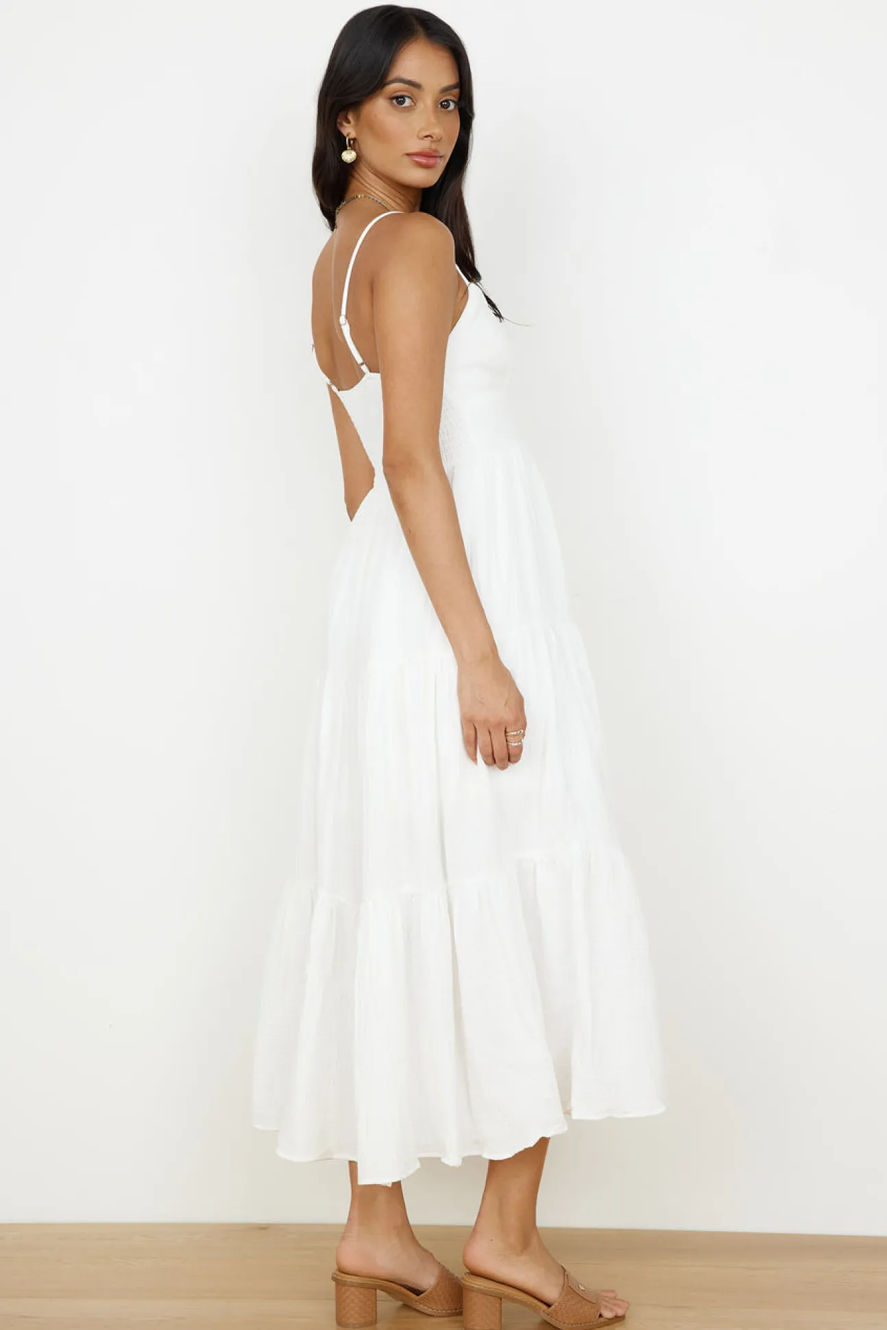 Share The Love Maxi Dress White