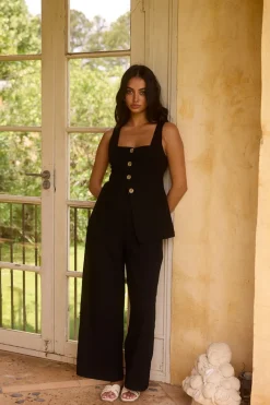 Shell Island Pants Black