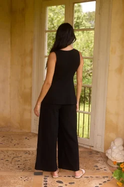Shell Island Top Black