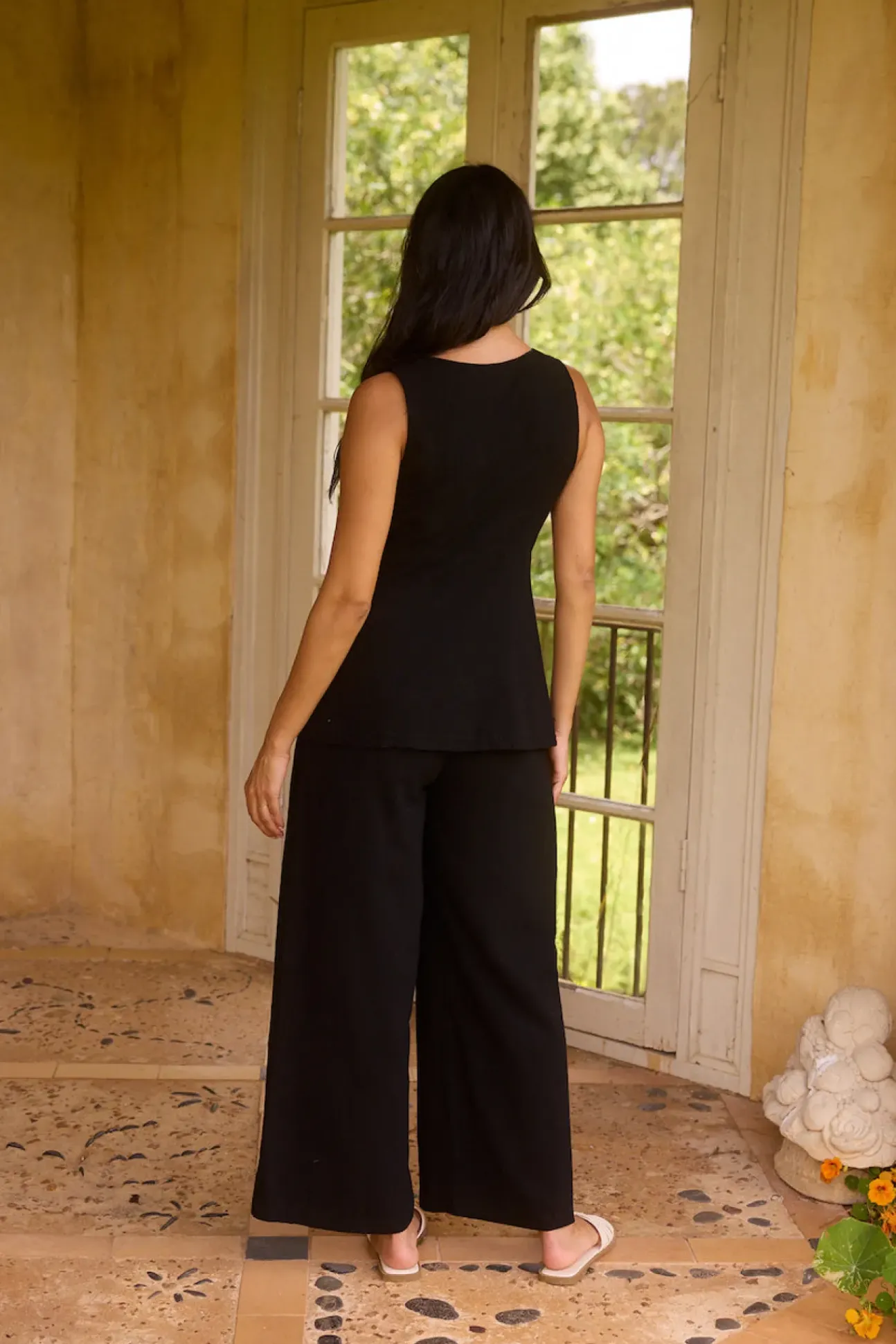 Shell Island Top Black