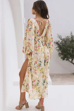 Shining Bright Maxi Dress Yellow