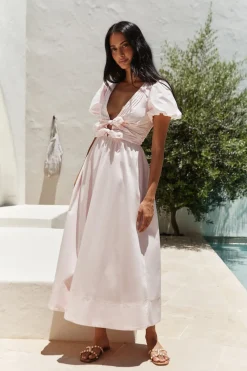Simple Story Maxi Dress Pink