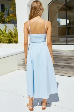 Sincerely True Maxi Dress Blue