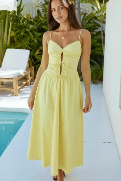 Sincerely True Maxi Dress Yellow
