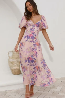 Sing Along Maxi Dress Pink