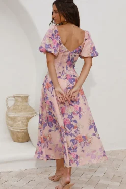 Sing Along Maxi Dress Pink