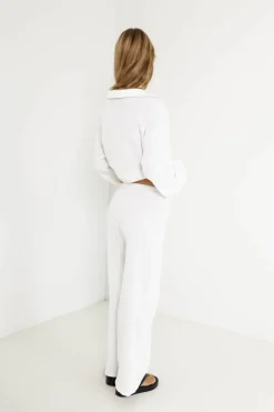 SNDYS Avery Pant White