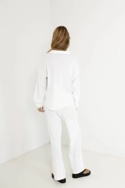 SNDYS Avery Pant White