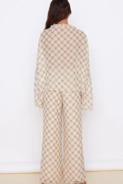 SNDYS Candice Pant Check Print