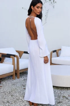 SNDYS Dahlia Maxi Dress White
