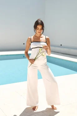 SNDYS Mina Pant White