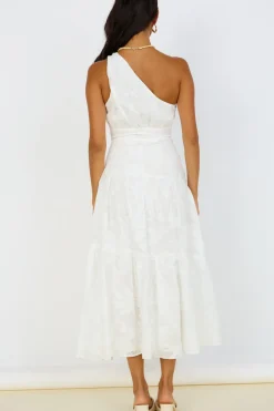 Snowy Mountain Maxi Dress White