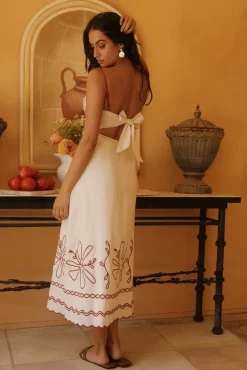 Soft Horizon Maxi Dress Beige