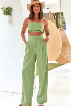 Solaris Crop Top Green