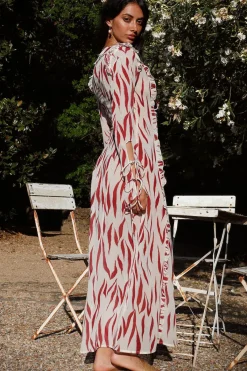 Solo Traveller Maxi Dress Red