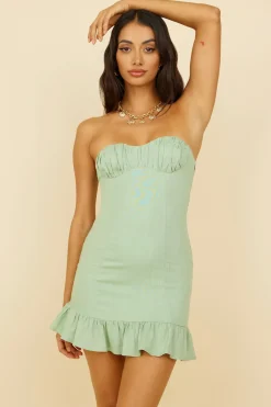Songbird Dress Green