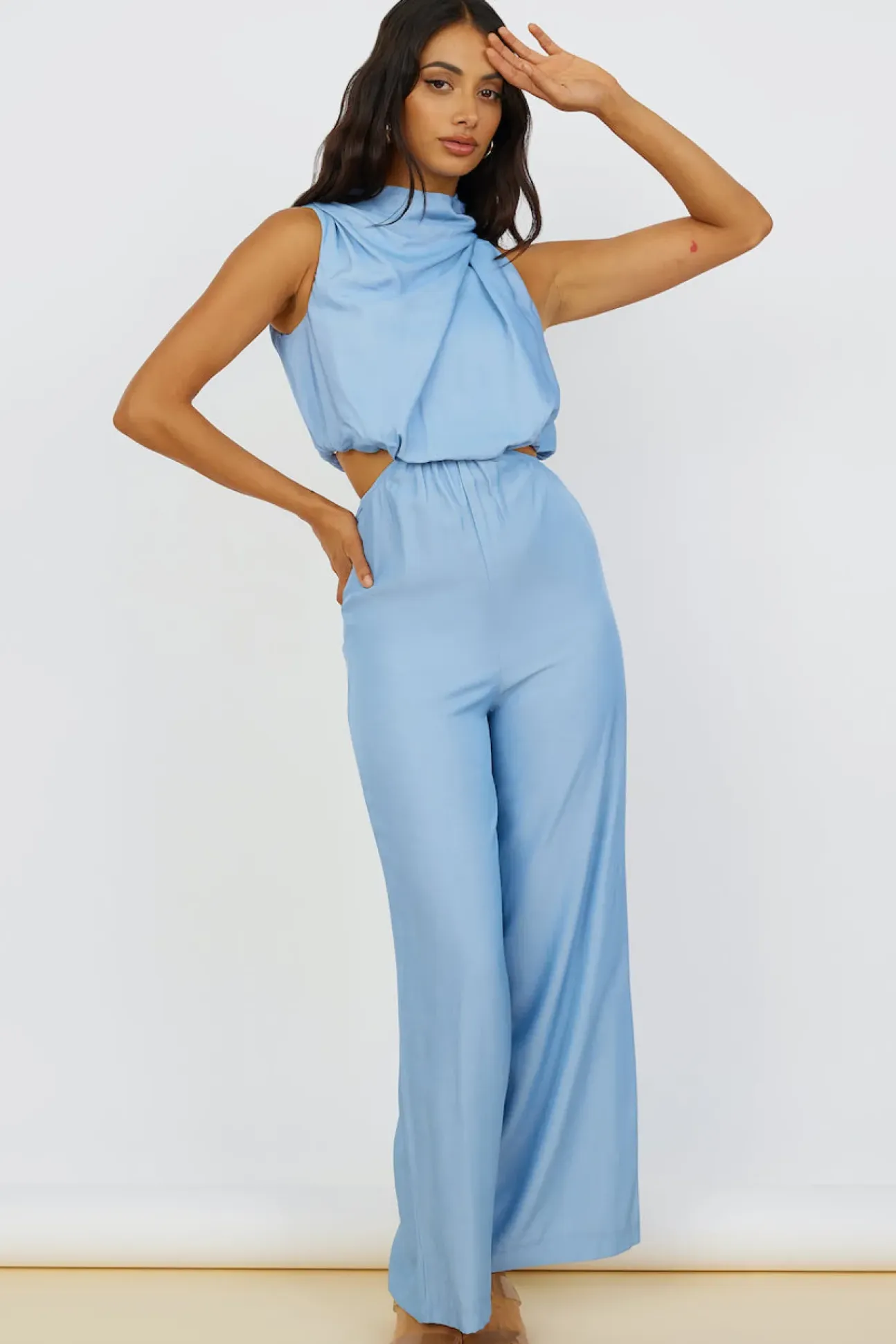 Song Of My Heart Jumpsuit Blue