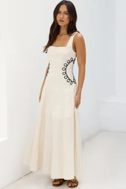 Sonora Sun Maxi Dress Beige