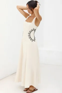 Sonora Sun Maxi Dress Beige