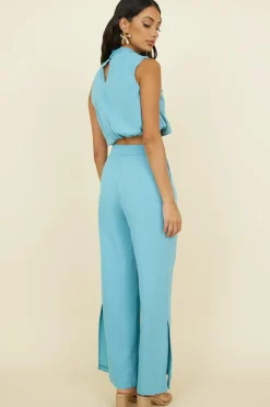 So Romantic Crop Top Turquoise