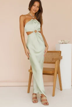 Soul Voices Maxi Dress Green