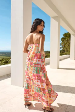 Spellcaster Strapless Maxi Dress Multi