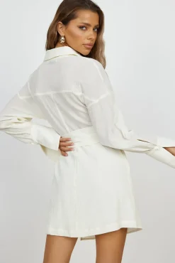 Springtime Blossom Dress Beige
