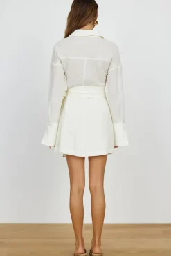 Springtime Blossom Dress Beige