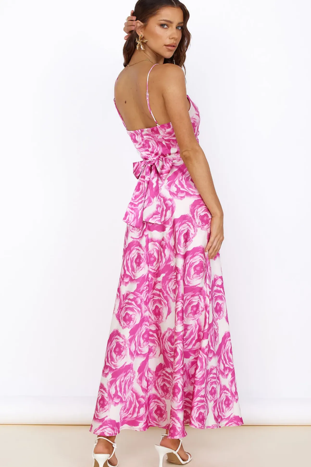 Star Gazers Maxi Dress Pink